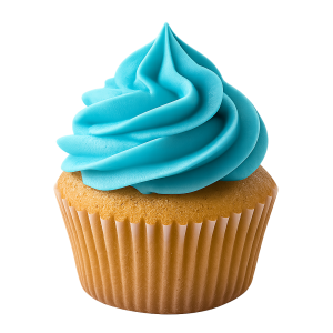 Blue cupcake